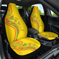 Hawaiian Kakau Tribal Sea Animals Tattoos Car Seat Cover Kanaka Maoli Flag Color Inspired LT03 One Size Multicolor - Polynesian Pride