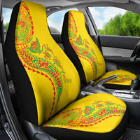 Hawaiian Kakau Tribal Sea Animals Tattoos Car Seat Cover Kanaka Maoli Flag Color Inspired LT03 - Polynesian Pride