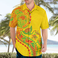 Hawaiian Kakau Tribal Sea Animals Tattoos Hawaiian Shirt Kanaka Maoli Flag Color Inspired LT03 - Polynesian Pride