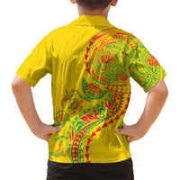 Hawaiian Kakau Tribal Sea Animals Tattoos Hawaiian Shirt Kanaka Maoli Flag Color Inspired LT03 - Polynesian Pride