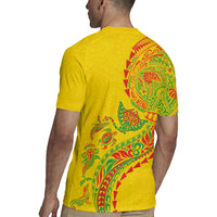Hawaiian Kakau Tribal Sea Animals Tattoos Rugby Jersey Kanaka Maoli Flag Color Inspired LT03 - Polynesian Pride