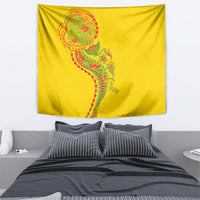 Hawaiian Kakau Tribal Sea Animals Tattoos Tapestry Kanaka Maoli Flag Color Inspired LT03 - Polynesian Pride