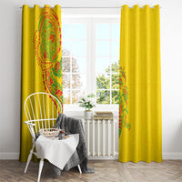 Hawaiian Kakau Tribal Sea Animals Tattoos Window Curtain Kanaka Maoli Flag Color Inspired LT03 - Polynesian Pride