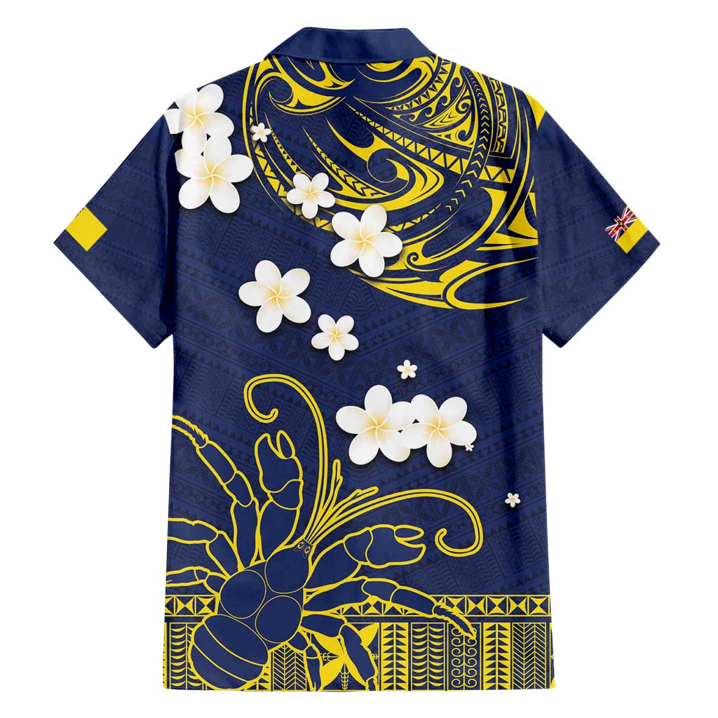 Niue Independence Day Family Matching Summer Maxi Dress and Hawaiian Shirt Hiapo Pattern Fiti Pua and Uga LT03 - Polynesian Pride