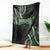 Traditional Art Hawaiian Kakau Tattoos Blanket Green Color - Polynesian Pride