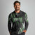 Traditional Art Hawaiian Kakau Tattoos Long Sleeve Polo Shirt Green Color - Polynesian Pride