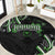 Traditional Art Hawaiian Kakau Tattoos Round Carpet Green Color - Polynesian Pride