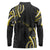 Traditional Art Hawaiian Kakau Tattoos Long Sleeve Polo Shirt Yellow Color - Polynesian Pride