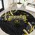 Traditional Art Hawaiian Kakau Tattoos Round Carpet Yellow Color - Polynesian Pride