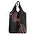 Traditional Art Hawaiian Kakau Tattoos Grocery Bag Red Color - Polynesian Pride