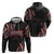 Traditional Art Hawaiian Kakau Tattoos Hoodie Red Color - Polynesian Pride