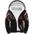 Traditional Art Hawaiian Kakau Tattoos Sherpa Hoodie Red Color - Polynesian Pride