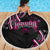 Traditional Art Hawaiian Kakau Tattoos Beach Blanket Pink Color - Polynesian Pride