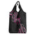 Traditional Art Hawaiian Kakau Tattoos Grocery Bag Pink Color - Polynesian Pride