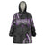 Traditional Art Hawaiian Kakau Tattoos Wearable Blanket Hoodie Purple Color - Polynesian Pride
