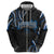 Traditional Art Hawaiian Kakau Tattoos Hoodie Blue Color - Polynesian Pride