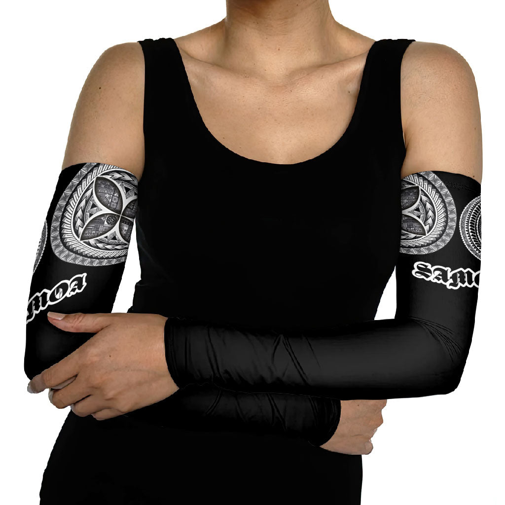 Samoa Traditional Tattoo Arm Sleeves Tribal Tatau Pattern
