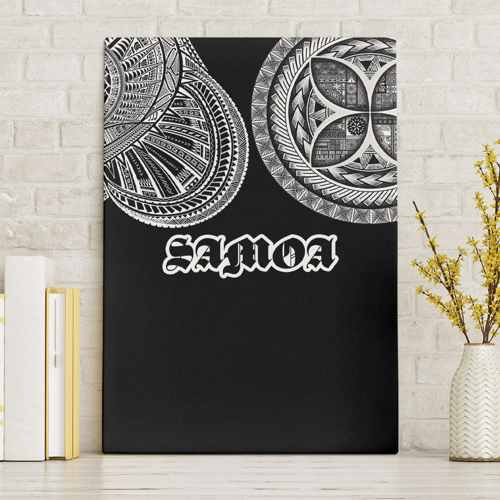 Samoa Traditional Tattoo Canvas Wall Art Tribal Tatau Pattern