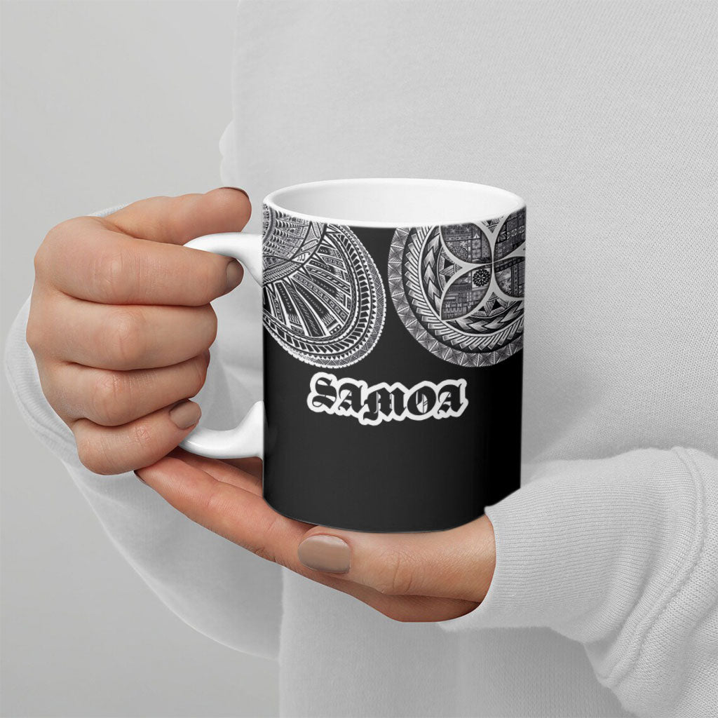 Samoa Traditional Tattoo Ceramic Mug Tribal Tatau Pattern