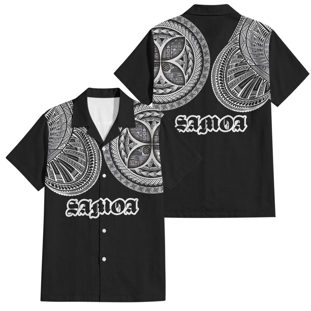Samoa Traditional Tattoo Family Matching Mermaid Dress and Hawaiian Shirt Tribal Tatau Pattern