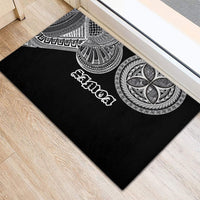 Samoa Traditional Tattoo Rubber Doormat Tribal Tatau Pattern