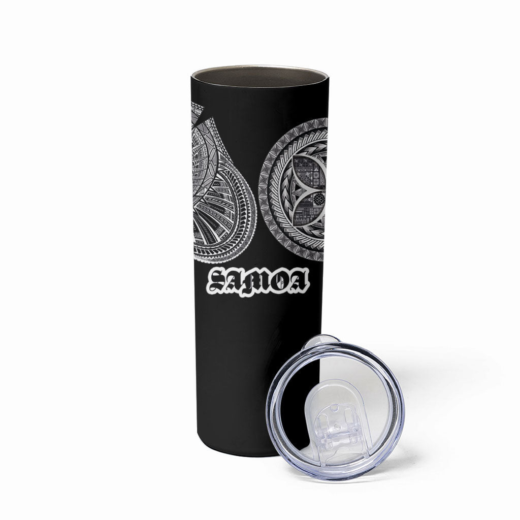 Samoa Traditional Tattoo Skinny Tumbler Tribal Tatau Pattern