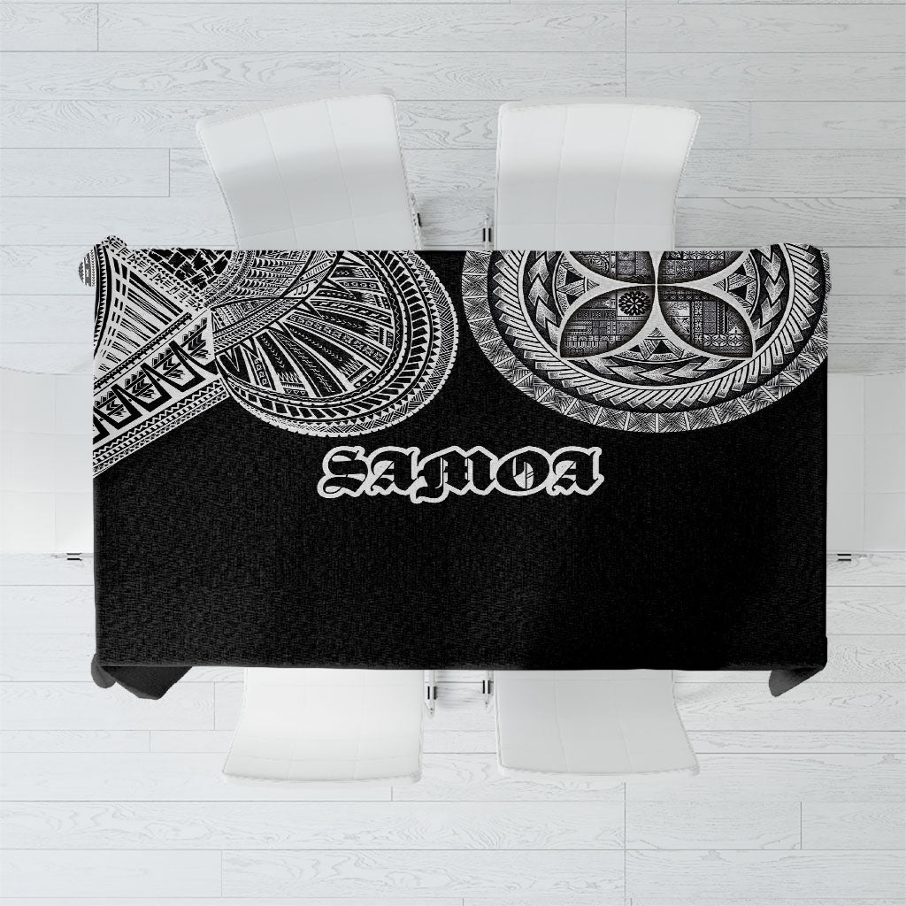 Samoa Traditional Tattoo Tablecloth Tribal Tatau Pattern