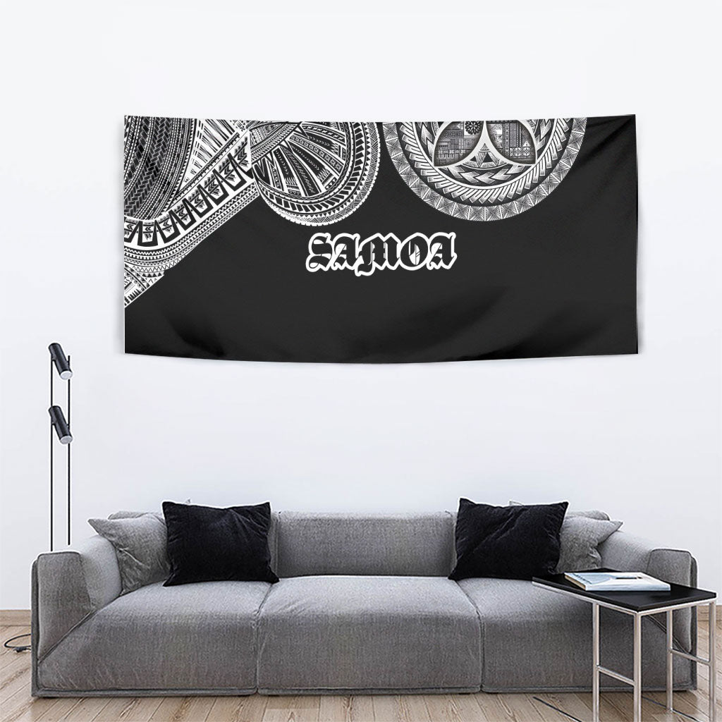Samoa Traditional Tattoo Tapestry Tribal Tatau Pattern