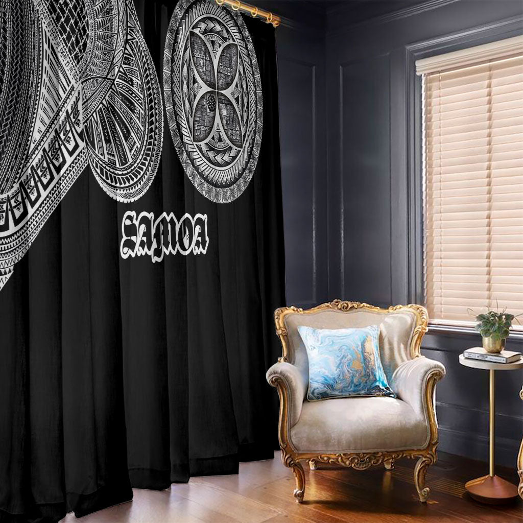 Samoa Traditional Tattoo Window Curtain Tribal Tatau Pattern