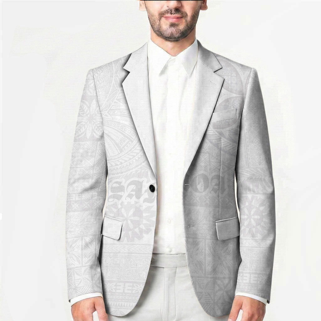 Samoa Lotu Tamaiti Blazer Tribal Tatau with Siapo Pattern