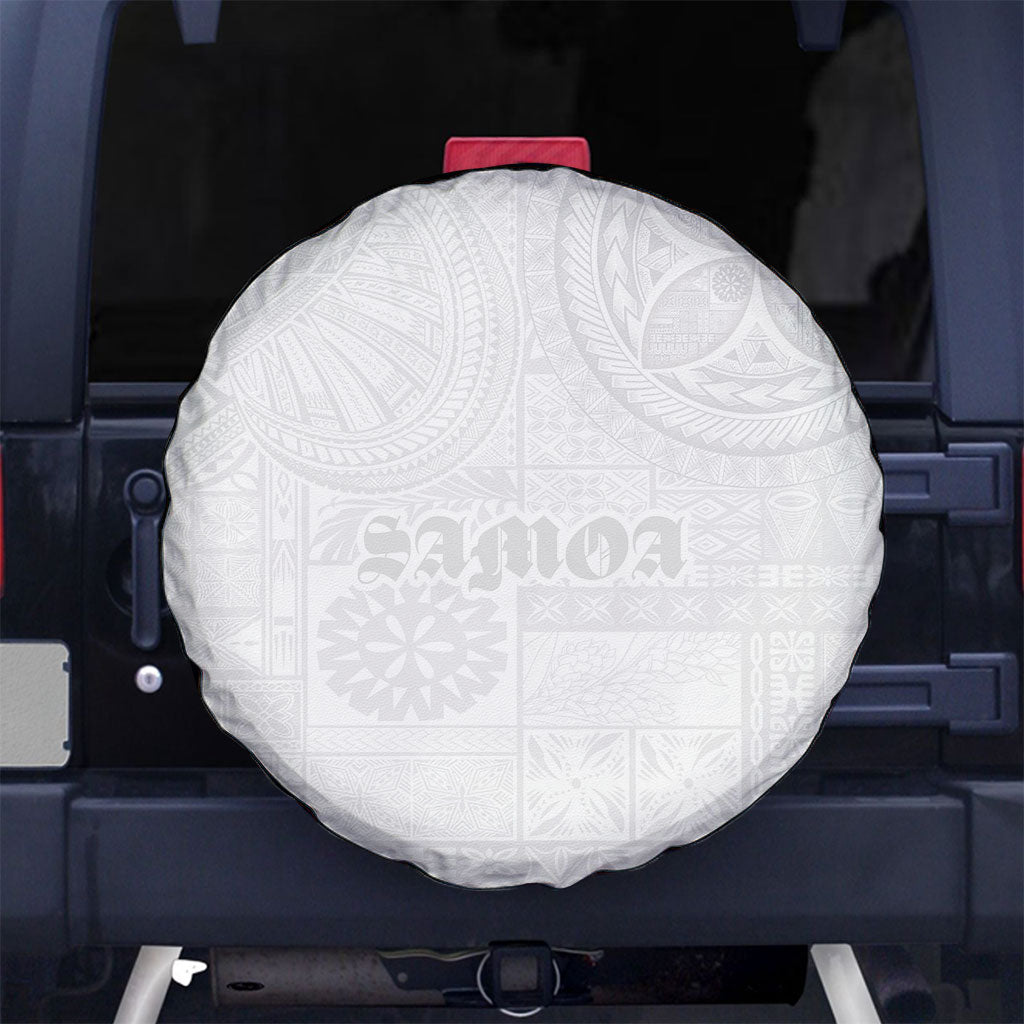 Samoa Lotu Tamaiti Spare Tire Cover Tribal Tatau with Siapo Pattern