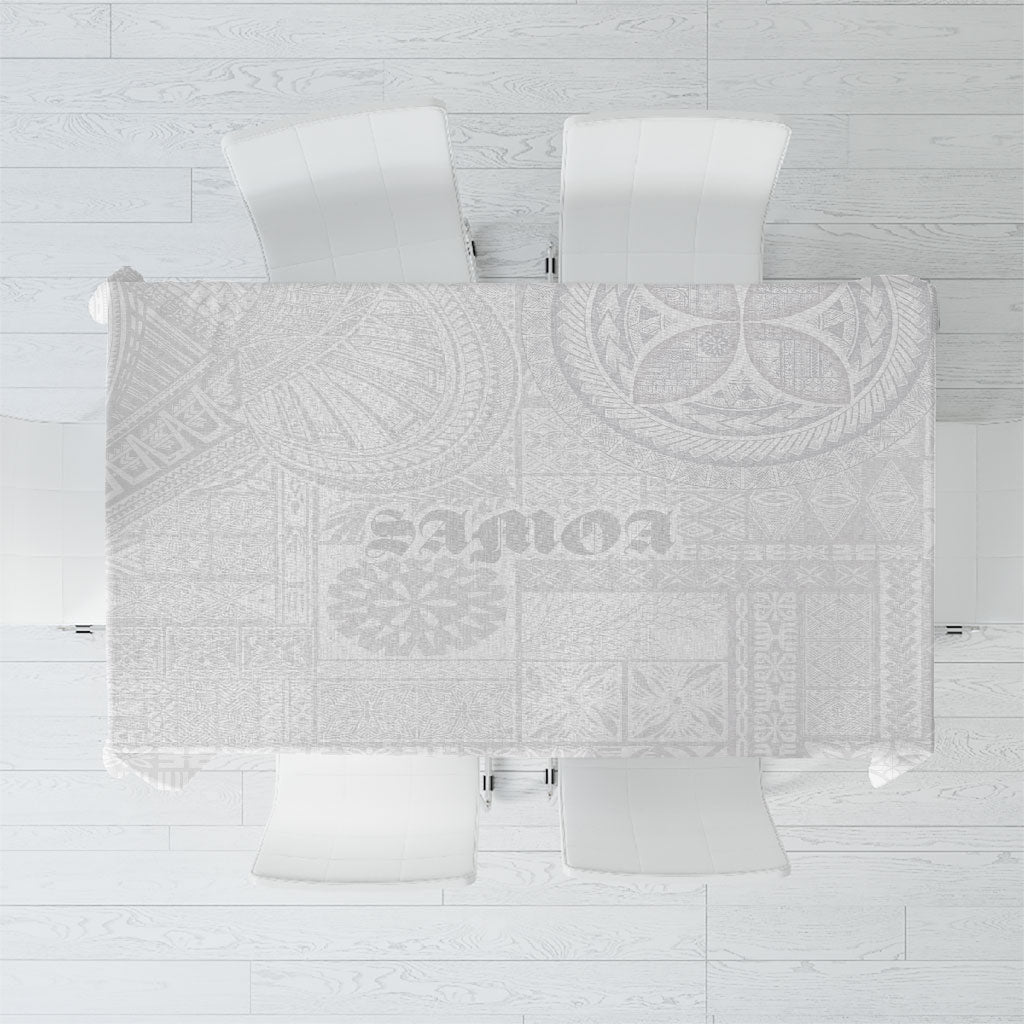 Samoa Lotu Tamaiti Tablecloth Tribal Tatau with Siapo Pattern