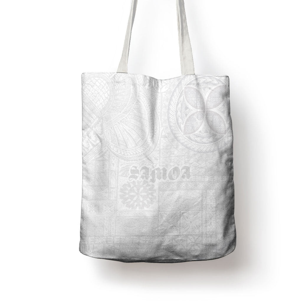 Samoa Lotu Tamaiti Tote Bag Tribal Tatau with Siapo Pattern