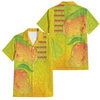 Hawaiian Mango Family Matching Summer Maxi Dress and Hawaiian Shirt Polynesian Art Pattern and Kakau Tattoo