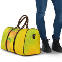 Hawaiian Mango Travel Bag Polynesian Art Pattern and Kakau Tattoo