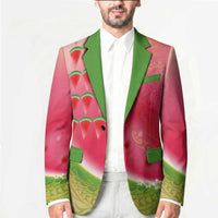 Hawaiian Watermelon Blazer with Kakau Art Tattoo