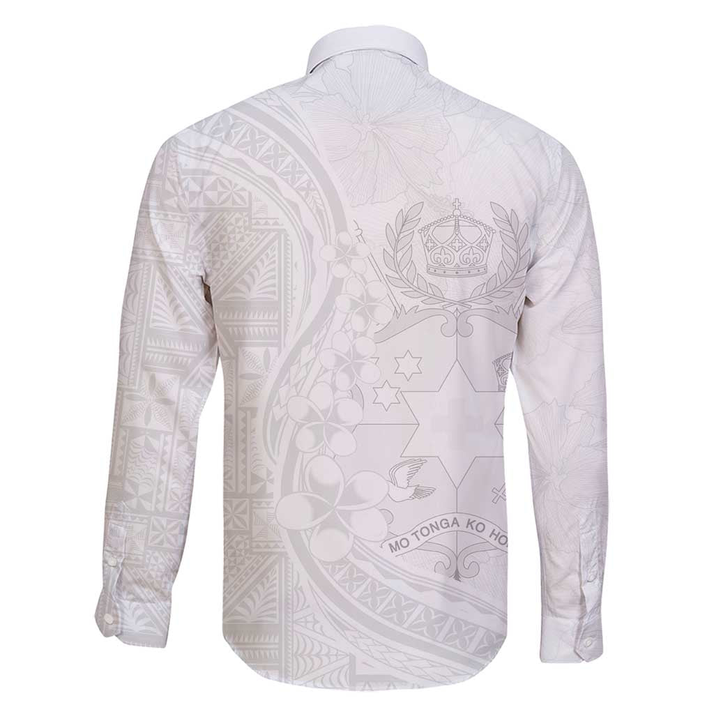 Tonga Faka Sepitema Family Matching Mermaid Dress and Hawaiian Shirt Ngatu Pattern with Plumeria and Hibiscus