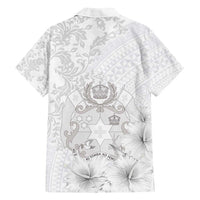 Tonga Faka Sepitema Family Matching Summer Maxi Dress and Hawaiian Shirt Ngatu and Floral Pattern with Blooming Hibiscus LT03 - Polynesian Pride