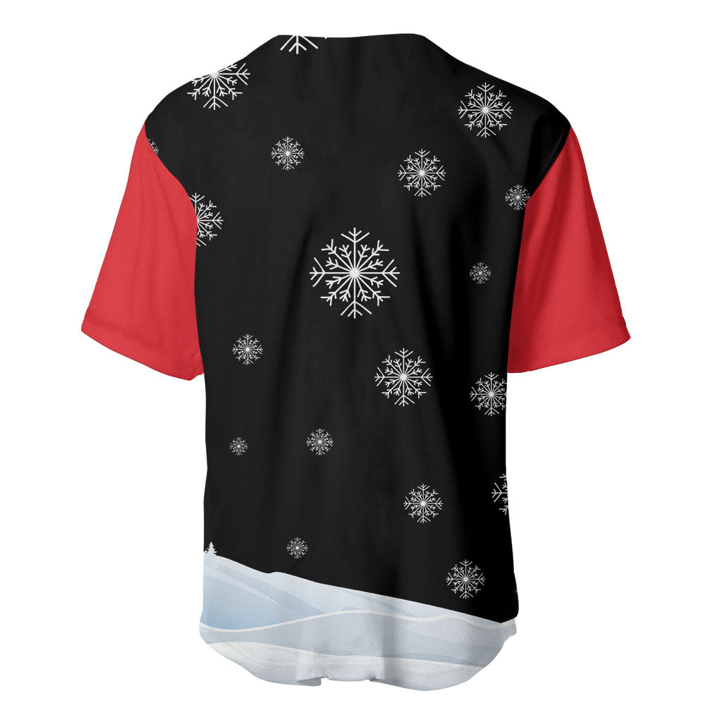 Polynesian Santa Claus Costume Funny Baseball Jersey