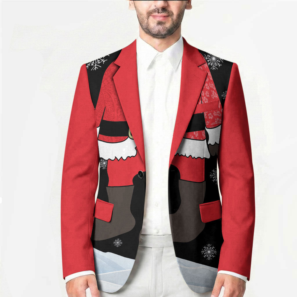 Polynesian Santa Claus Costume Funny Blazer
