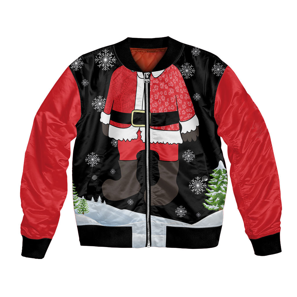 Polynesian Santa Claus Costume Funny Bomber Jacket