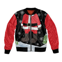 Polynesian Santa Claus Costume Funny Bomber Jacket