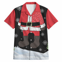 Polynesian Santa Claus Costume Funny Hawaiian Shirt