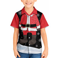 Polynesian Santa Claus Costume Funny Hawaiian Shirt