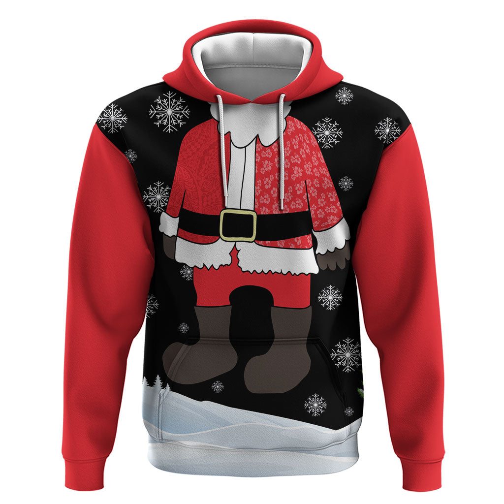 Polynesian Santa Claus Costume Funny Hoodie