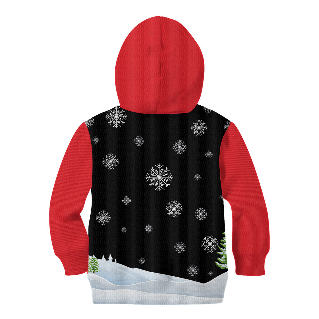 Polynesian Santa Claus Costume Funny Kid Hoodie