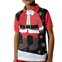 Polynesian Santa Claus Costume Funny Kid Polo Shirt