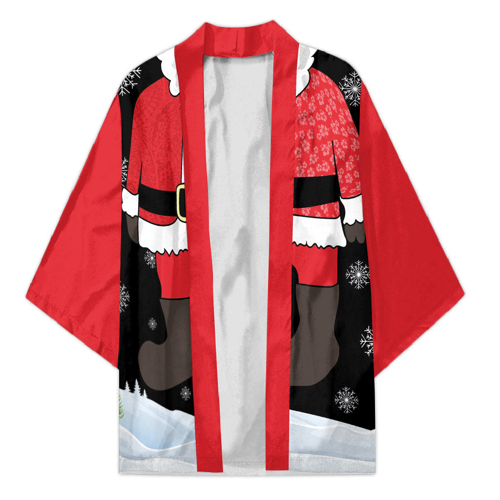 Polynesian Santa Claus Costume Funny Kimono