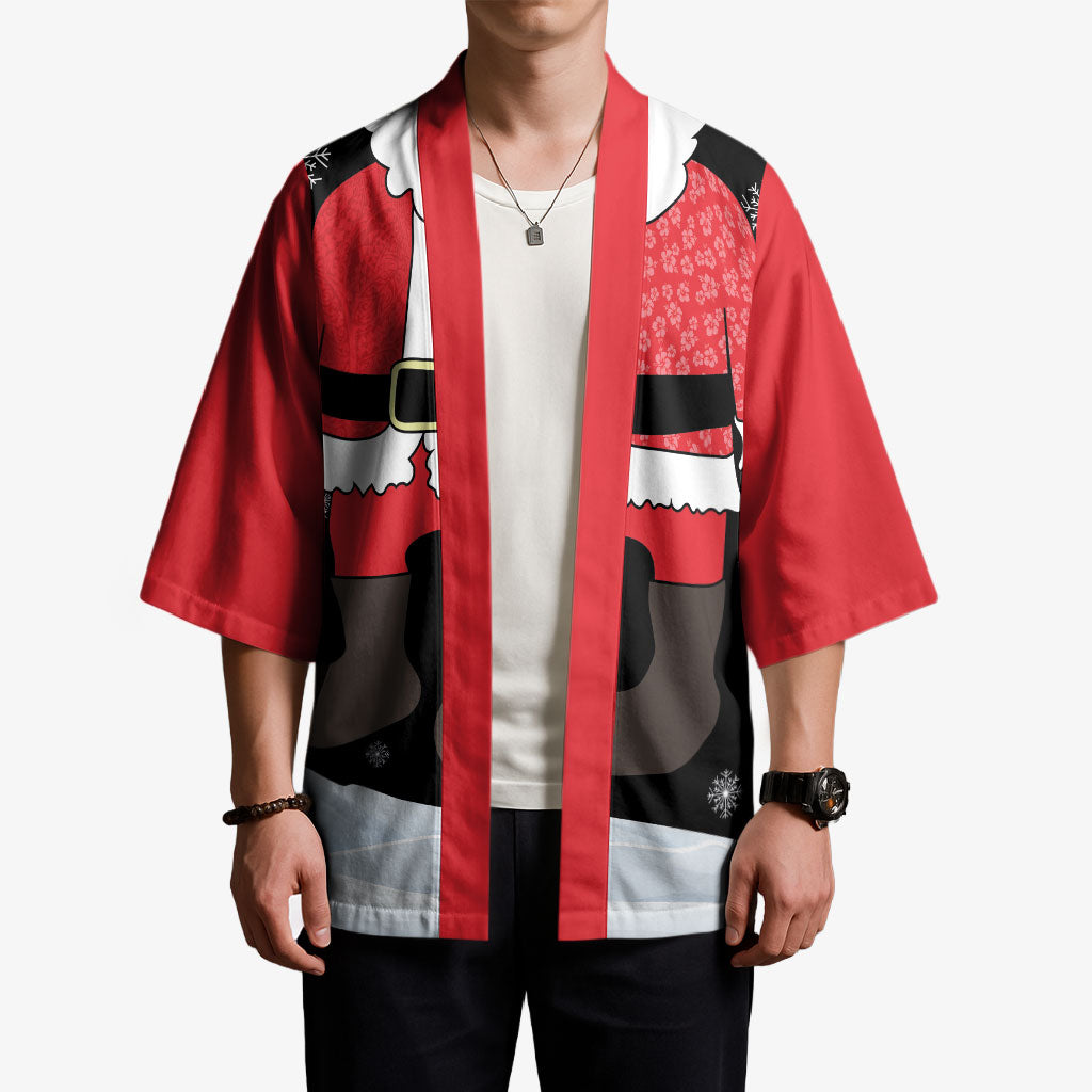 Polynesian Santa Claus Costume Funny Kimono