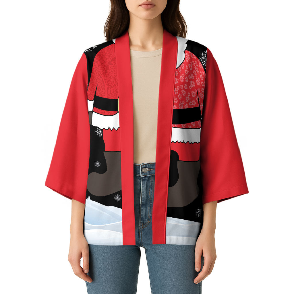 Polynesian Santa Claus Costume Funny Kimono